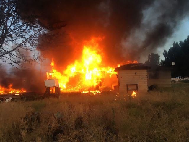 Familia sin hogar por incendio